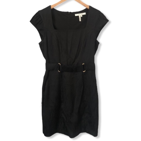 Max& Cleo Black Dress w Gold Belt. As 4. NWT. - Picture 3 of 10